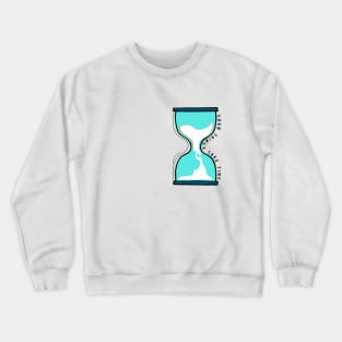 'Good Things Take Time' Quote Decorative Typography Crewneck Sweatshirt